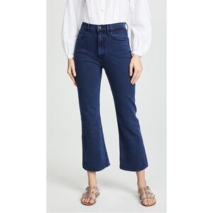 3x1 NYC Empire Crop Flare Jeans Mineral Blue Wash